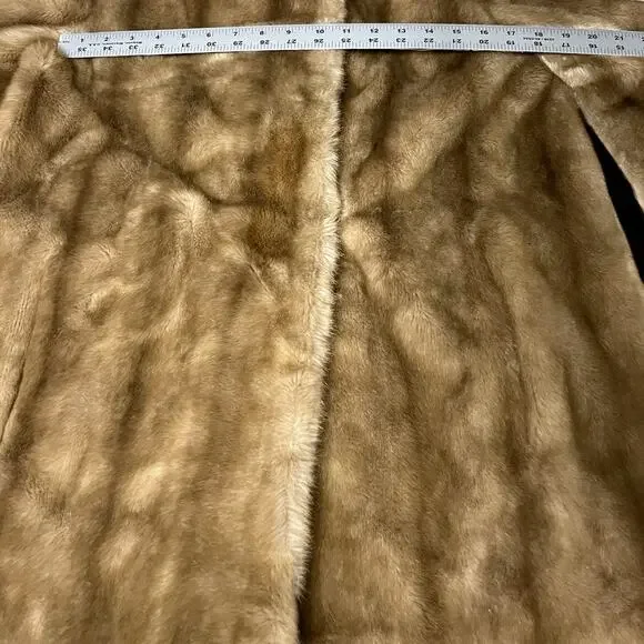 Vintage Women’s 1950’s Tissavel Of France For Country Pacer Faux Fur Coat Size L - Picture 8 of 16